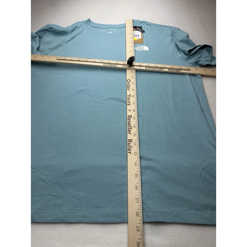 The North Face Women's Short Sleeve Box NSE T-Shirt Blue Size XL NWT - Picture 6 of 8
